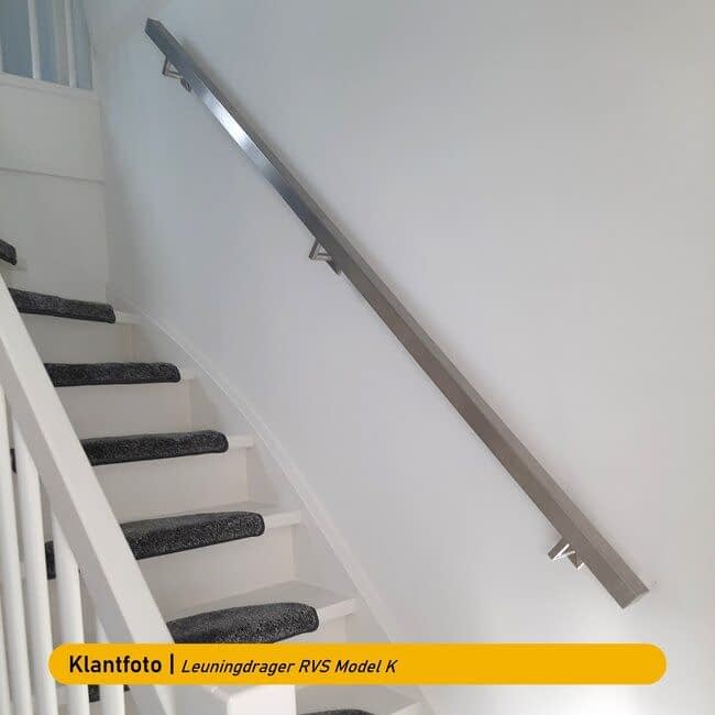 RVS trapleuning | Vierkant (40x40 mm)