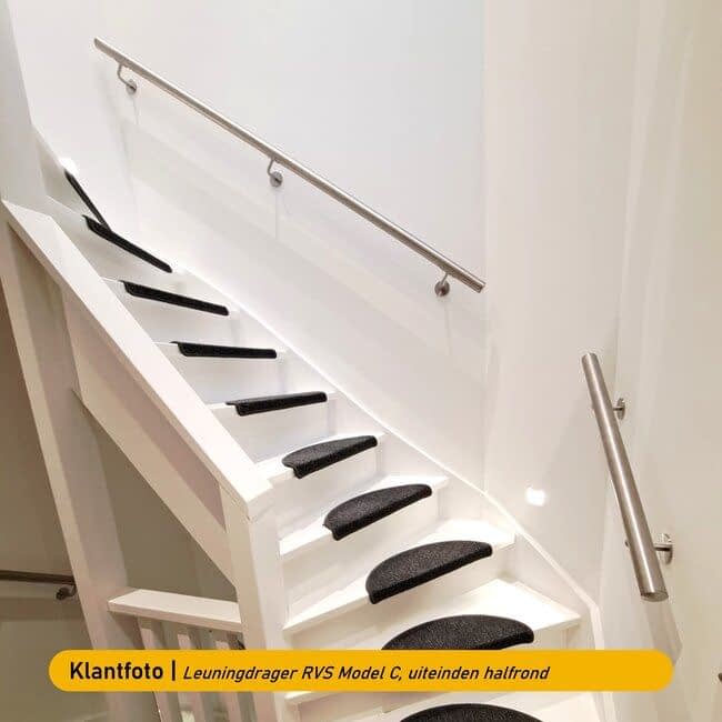 RVS trapleuning | Rond (42,4 mm)