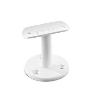 Witte leuningdrager Model G (montage met schroeven)