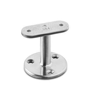 RVS leuningdrager Model H (montage met schroeven)