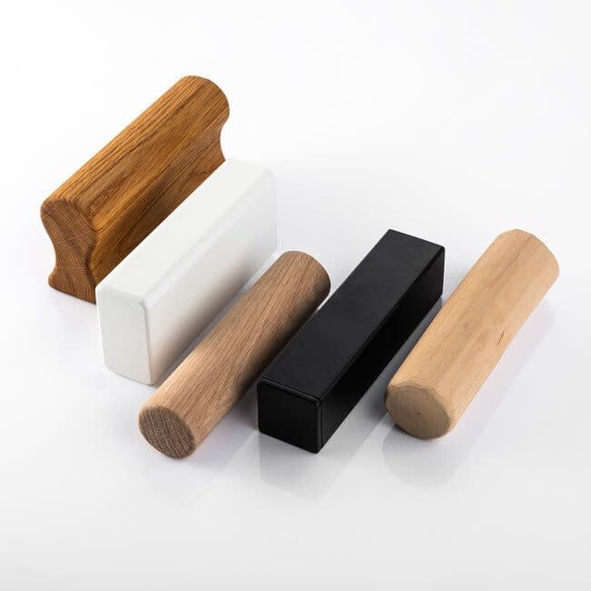 Proefstaaltjes van trapleuningen