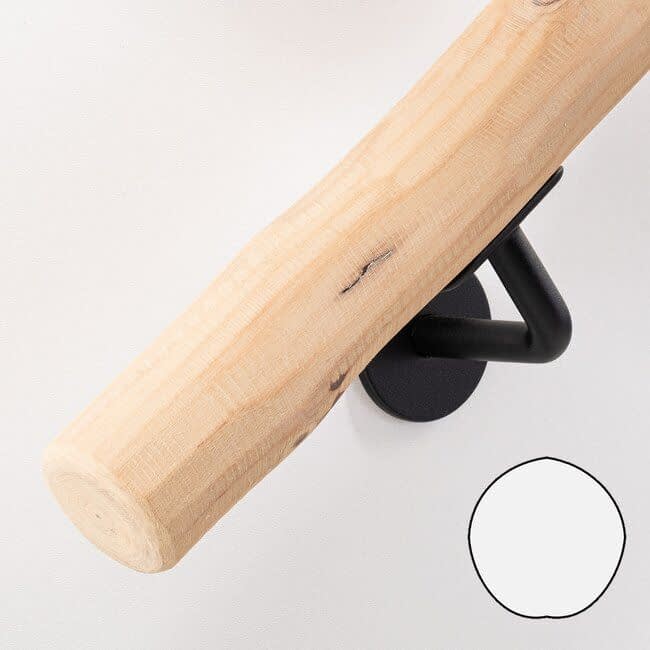 Houten boomstam trapleuning - Naturel