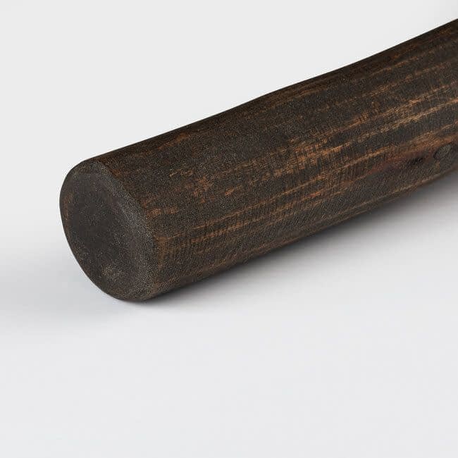 Houten boomstam trapleuning - Black Wash