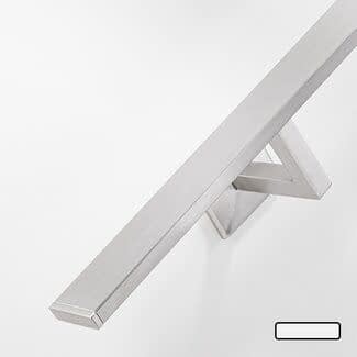 RVS trapleuning – Plat (40x10 mm)