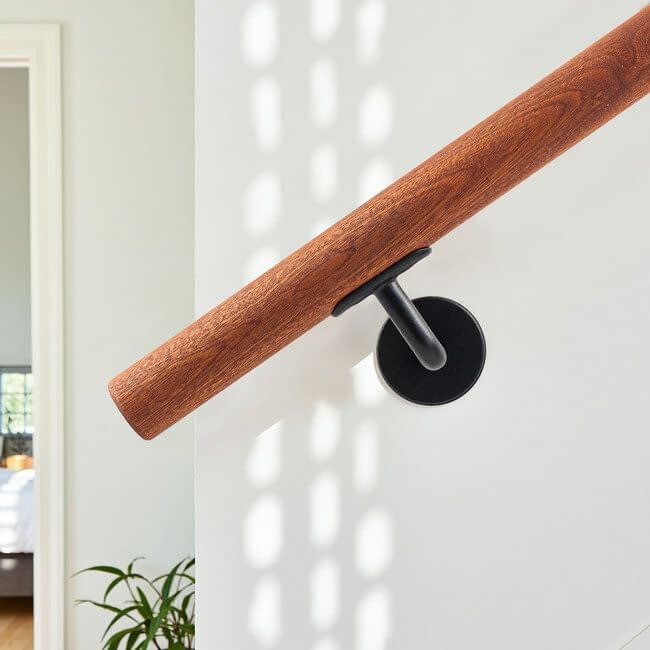 Mahonie houten trapleuning | Rond (38 mm)