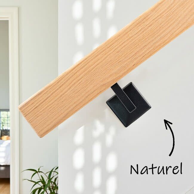 Eiken houten trapleuning | Rechthoekig (38x67 mm)