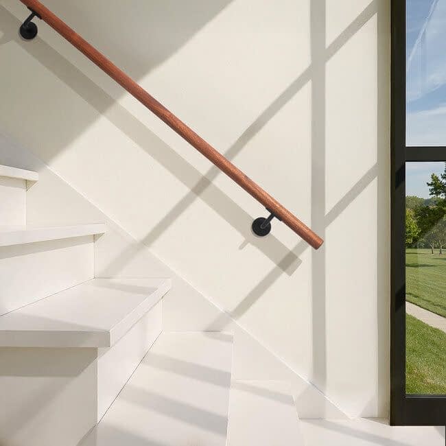 Mahonie houten trapleuning | Rond (38 mm)