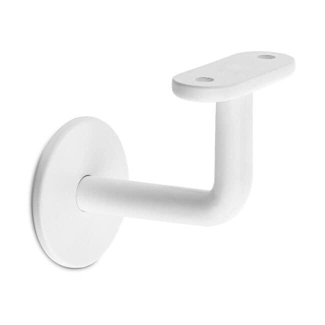 Witte leuningdrager Model D (blinde montage)