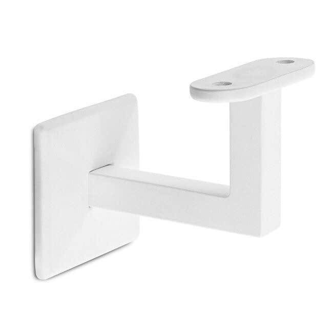 Witte leuningdrager Model L (blinde montage)