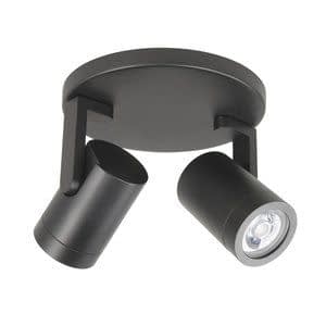 Spot HALO Zwart 2 Lichts GU10  Ø 17cm