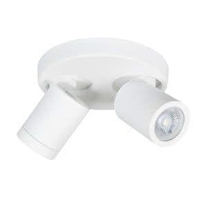 Spot Oliver Mat Wit 2 lichts IP44  Ø 17cm
