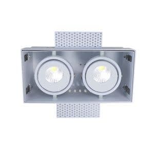 Inbouwspot Wit Trimless GU10 Incl. Stucrand