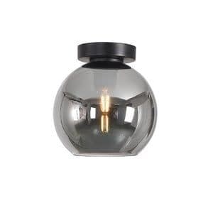 Artdelight Plafondlamp Marino Smoke Glas 20cm