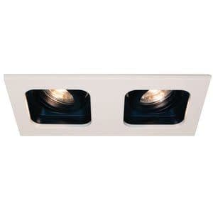 Inbouwspot Moggio Wit - Zwart GU10   2 Lichts