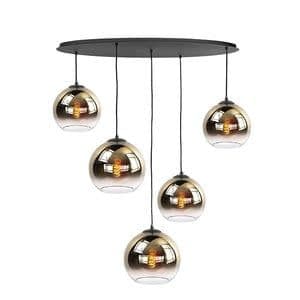 Highlight Hanglamp Fantasy Globe Gold Ovaal 5Lichts