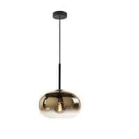 Hanglamp Bellini Zwart Gold 30cm 1 Lichts