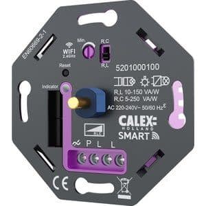Calex  Calex Smart Wifi LED Inbouw Dimmer 5-250Watt