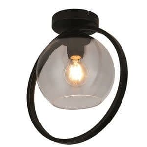 Freelight Aureol -  Plafondlamp - 30cm - Smoke - Zwart