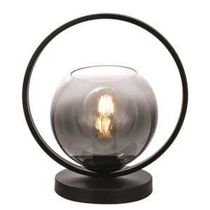 Freelight Aureol -  Tafellamp -  Smoke- Zwart - 30cm