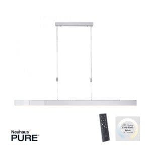 Paul Neuhaus Pure Moto E-Slide Hanglamp L 120-200cm Aluminium