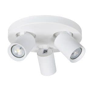 Highlight Spot Oliver Mat Wit 3 lichts GU10 Ø 25cm
