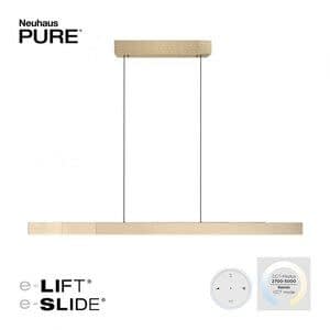 Neuhaus PURE® Hanglamp PURE MOTO-RISE e-Slide & e-Lift Gold