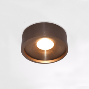 Artdelight Plafondlamp Orlando Brons Koper Ø 14cm