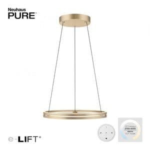 Neuhaus PURE® Neuhaus PURE-MOTO-E-LOOP Hanglamp E-Lift  Gold Ø 70cm