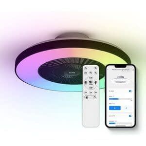 FlinQ Plafondventilator Smart RGB+Wit Led Ø 59cm