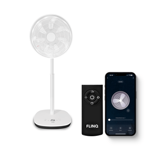 FlinQ Ventilator Breeze Wit Smart incl. Afstandsbediening & App