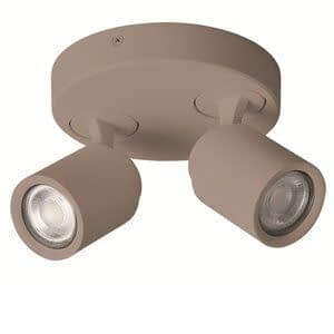 Freelight Spot Razza Crème 2 lichts  GU10 excl. Lichtbron