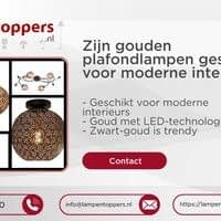 Zijn gouden plafondlampen geschikt voor moderne interieurs?