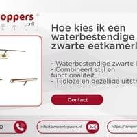 Hoe kies ik een waterbestendige ronde zwarte eetkamerlamp?