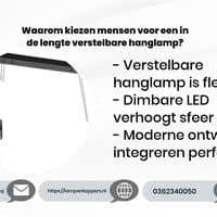Waarom kiezen mensen voor een in de lengte verstelbare hanglamp?
