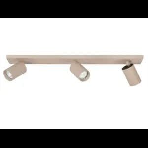 Highlight Mila Spot 3-lichts Rechthoek Beige – Draaibaar & Kantelbaar – GU10