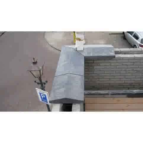 Muurafdekkers beton 2-zijdig antraciet 35x100
