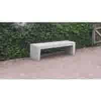 Tuinbank beton 150 cm wit/grijs