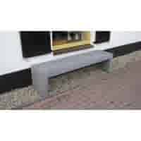 Tuinbank beton 150 cm grijs/antraciet