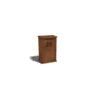 Cortenstaal Brievenbus Arizona 60x40x100 cm