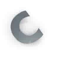 Cortenstaal letter c