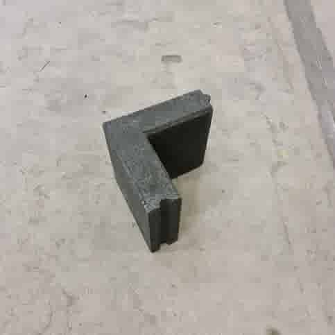 Betonband hoekstuk 5x15x15/15 cm antraciet