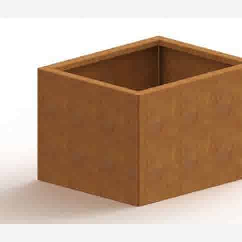Cortenstaal plantenbak Texas 50x60 cm