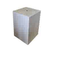 Betonpoer 30x30 en 50 cm hoog grijs M16