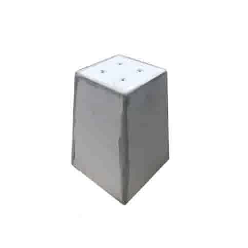 Prefab Betonpoeren grijs 17,5x17,5x35 cm M8