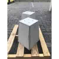 Prefab Betonpoeren grijs 17,5x17,5x35 cm M8