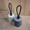 Betonnen Deurstopper met zwart touw 11 cm