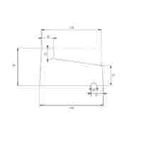 Raamdorpel beton 16x9,5/5 cm