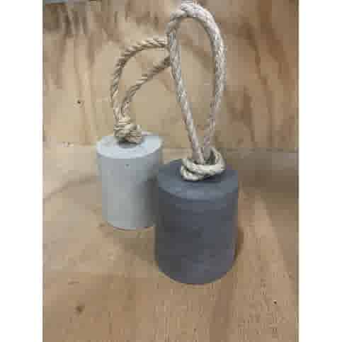 Betonnen Deurstopper met Sisal touw 11 cm