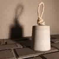 Betonnen Deurstopper met Sisal touw 11 cm