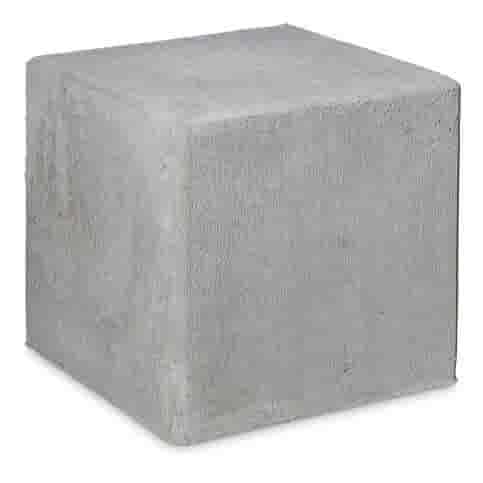 Kubus grijs beton 50 cm